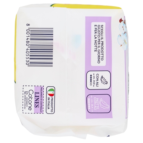 Lines Cotone by Lines Natura Giorno con Ali 10 + 2 pz